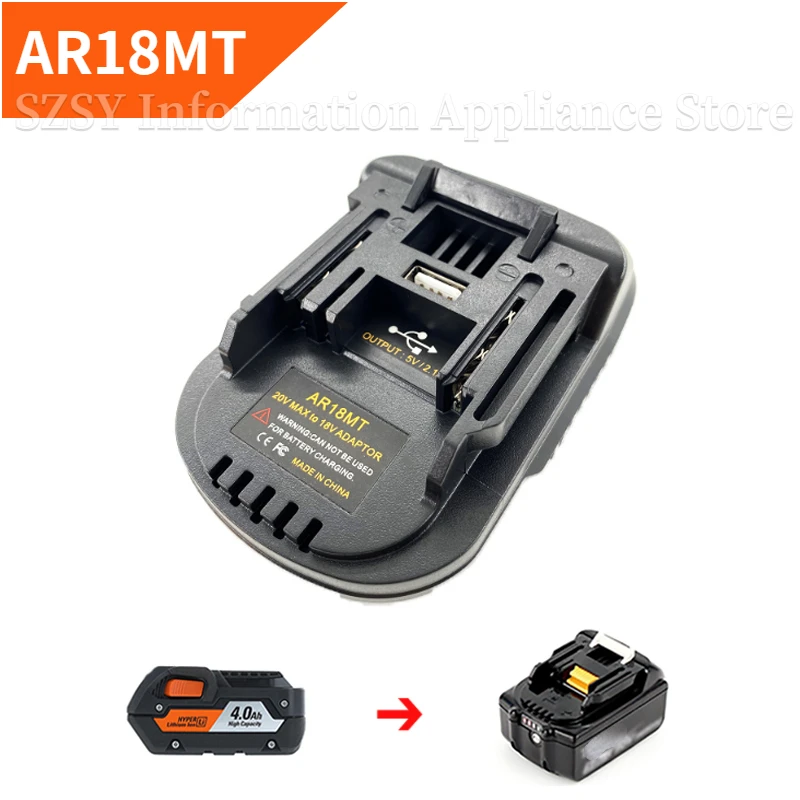 Power Tools Battery Adapter - Adaptateur de batterie pour Ridgid, convertisseur