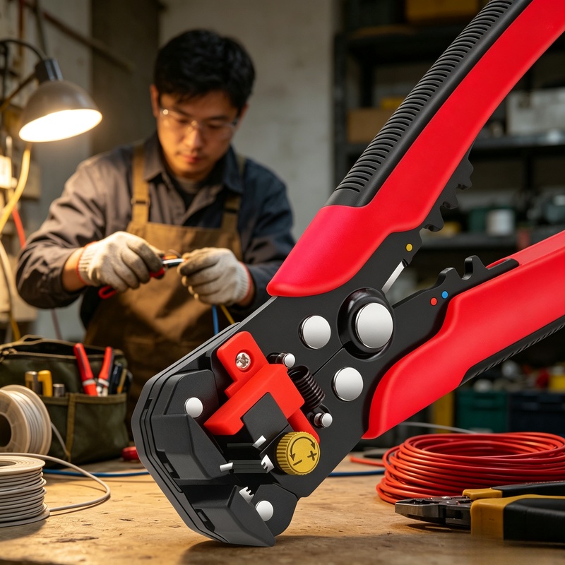 Power Tools America - Pince à dénuder, à sertir et