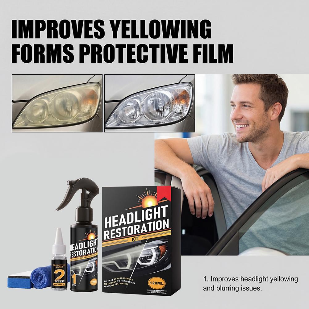 Power Tools Yellow - Kit de Restauration de Phares sans