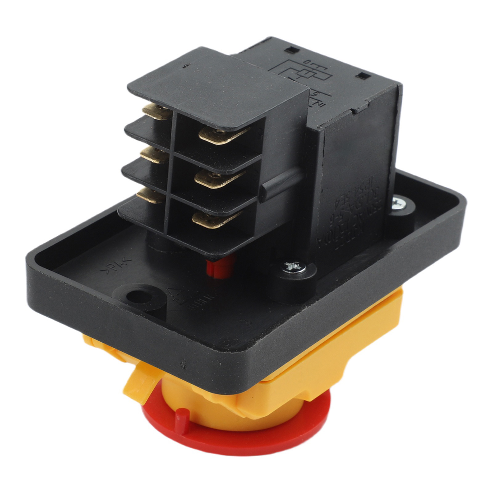 Power Tools Yellow - Interrupteur à bouton-poussoir industriel 220V, couleur