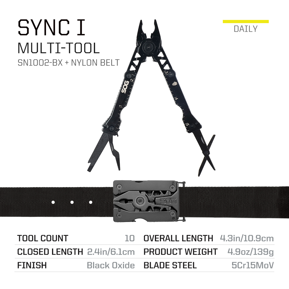 SOG Sync I Traveler EDC multi- - Power Tools America avis et prix