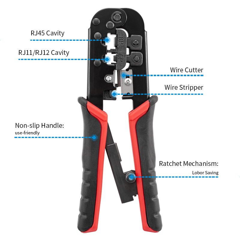 Pince à sertir RJ45 RJ11, outi - Power Tools America avis et prix