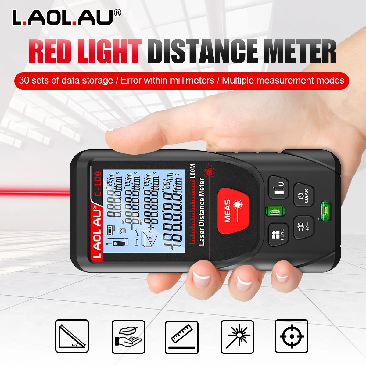 Télémètre laser numérique LAOL - Power Tools Green avis et prix