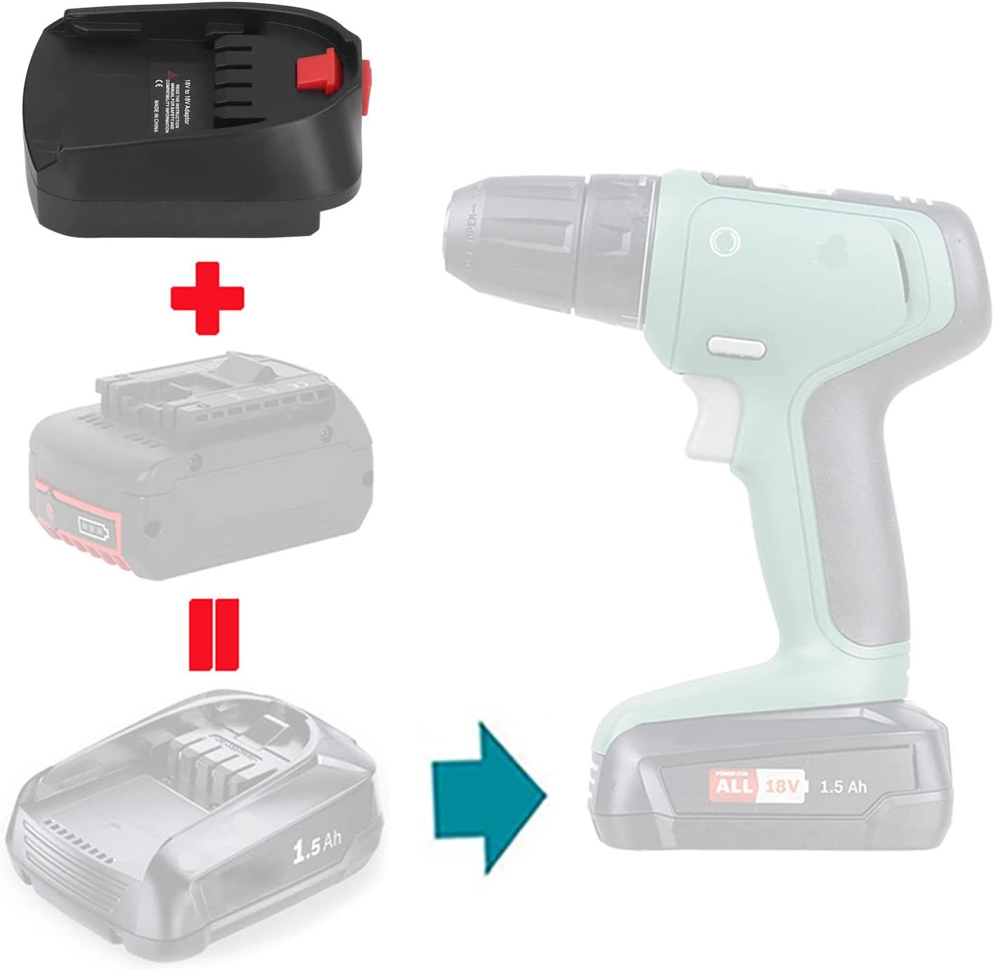 Adaptateur de batterie utilisé - Power Tools Green avis et prix