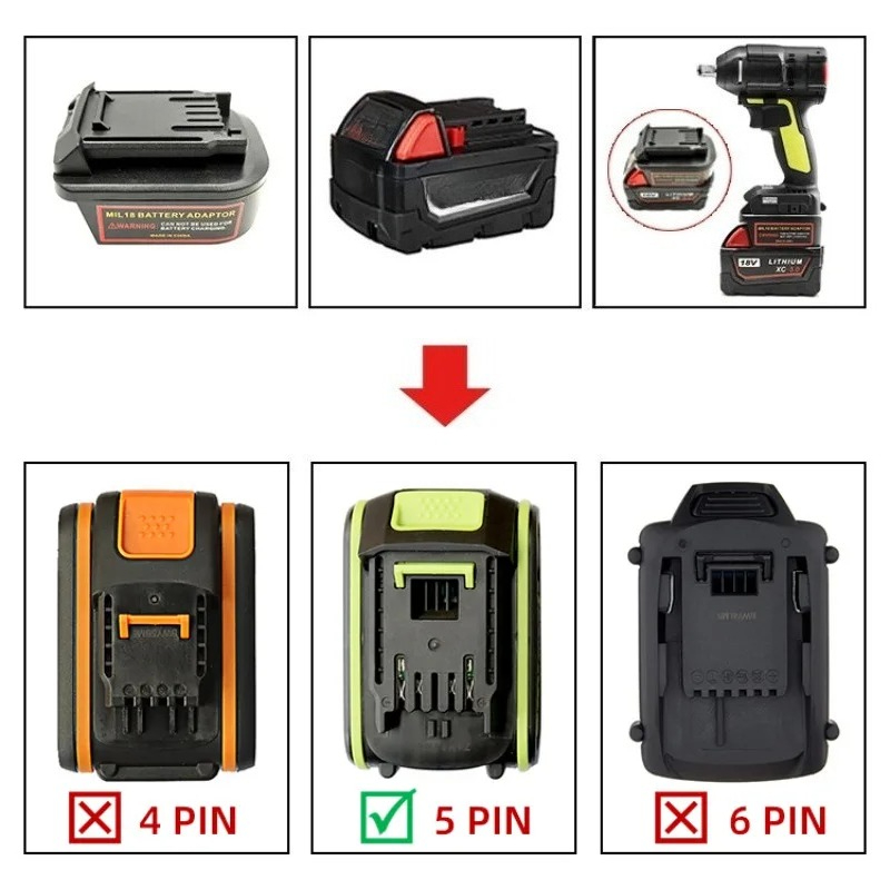 Convertisseur adaptateur de ba - Power Tools Green avis et prix
