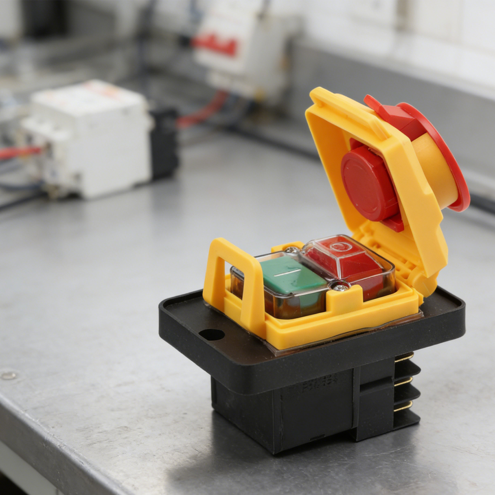 Interrupteur à bouton-poussoir - Power Tools Yellow avis et prix